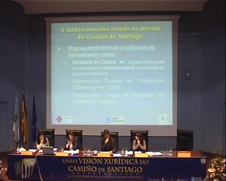 Joaqu&iacute;n Macho Canales, letrado da Xunta de Galicia - Congreso sobre Unha Visión Xuridica do Camiño de Santiago